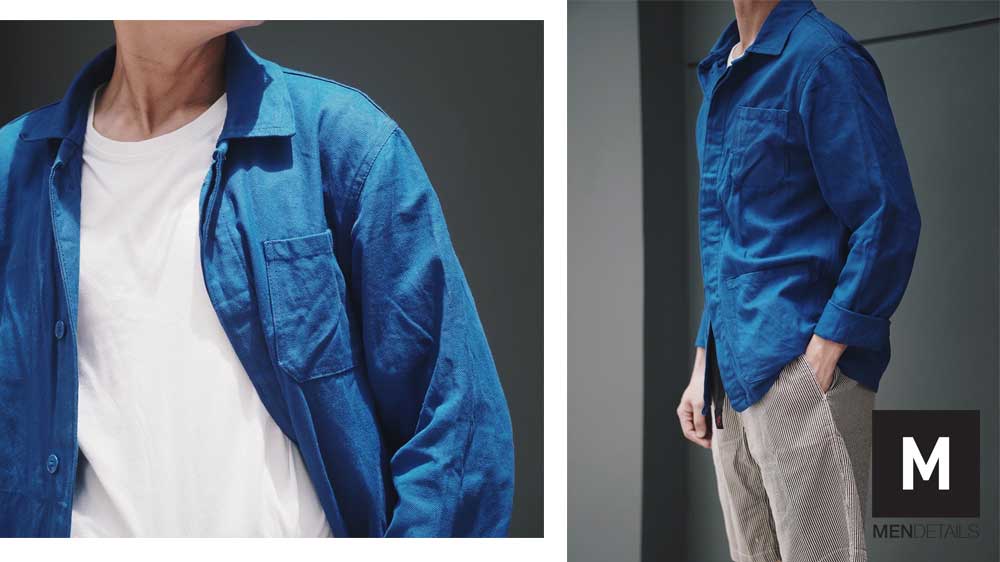 04-เสื้อ-French-Jacket-Vintage-Bleu-de-Travail-Chore-JUNE20